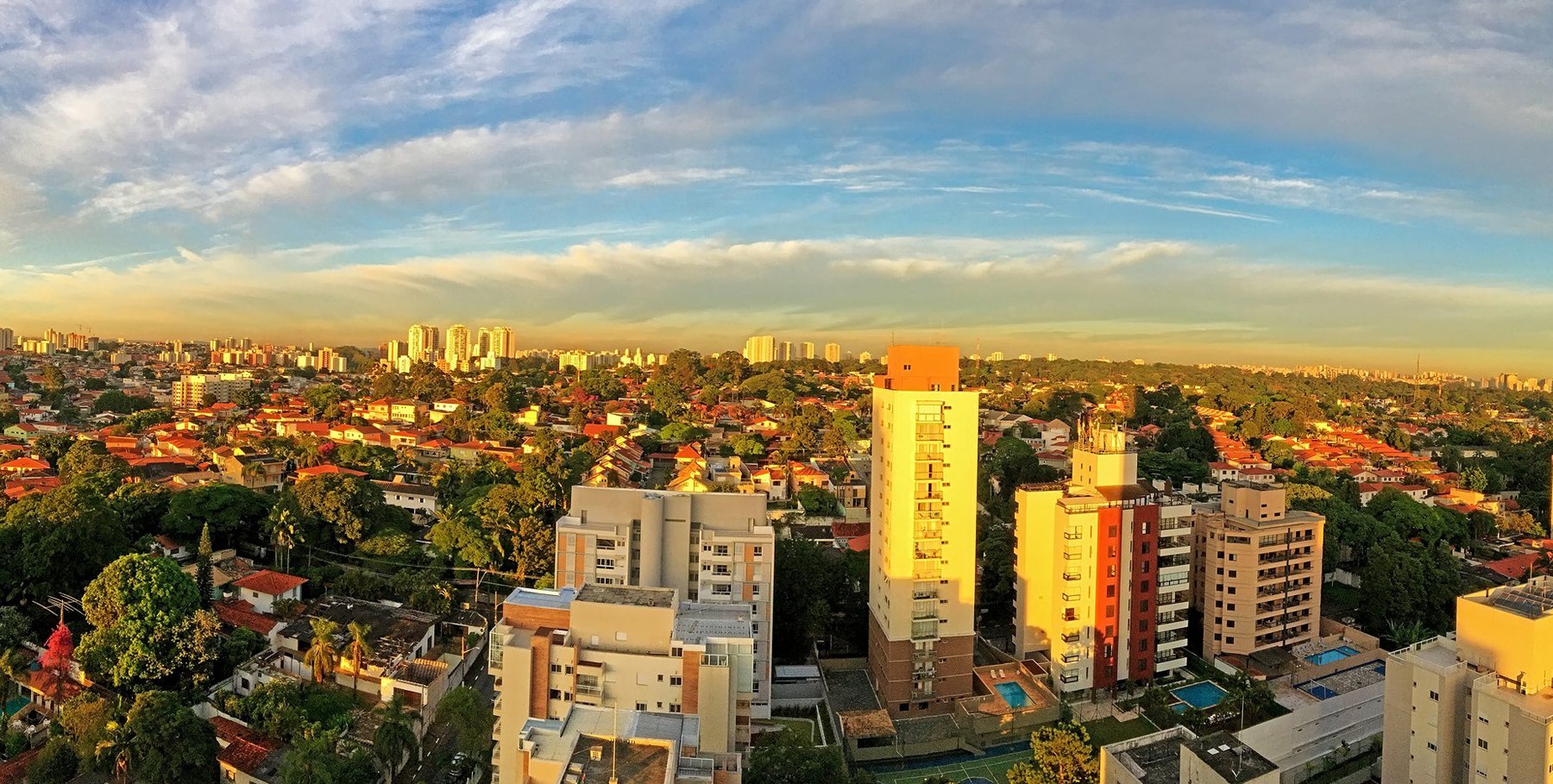Vista aérea do Jardim Prudência, São Paulo